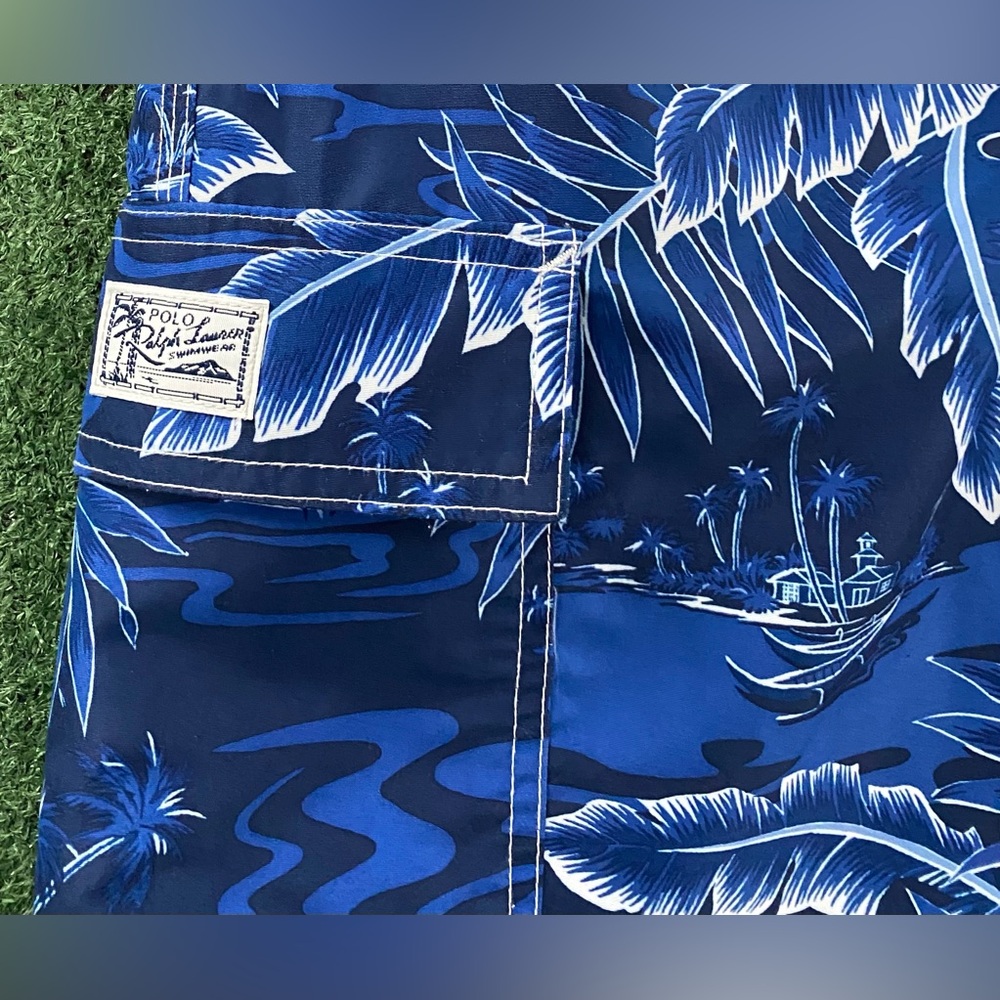 Polo Ralph Lauren Kailua Tropical Print Board Shorts Men’s Size Medium - Picture 4 of 9